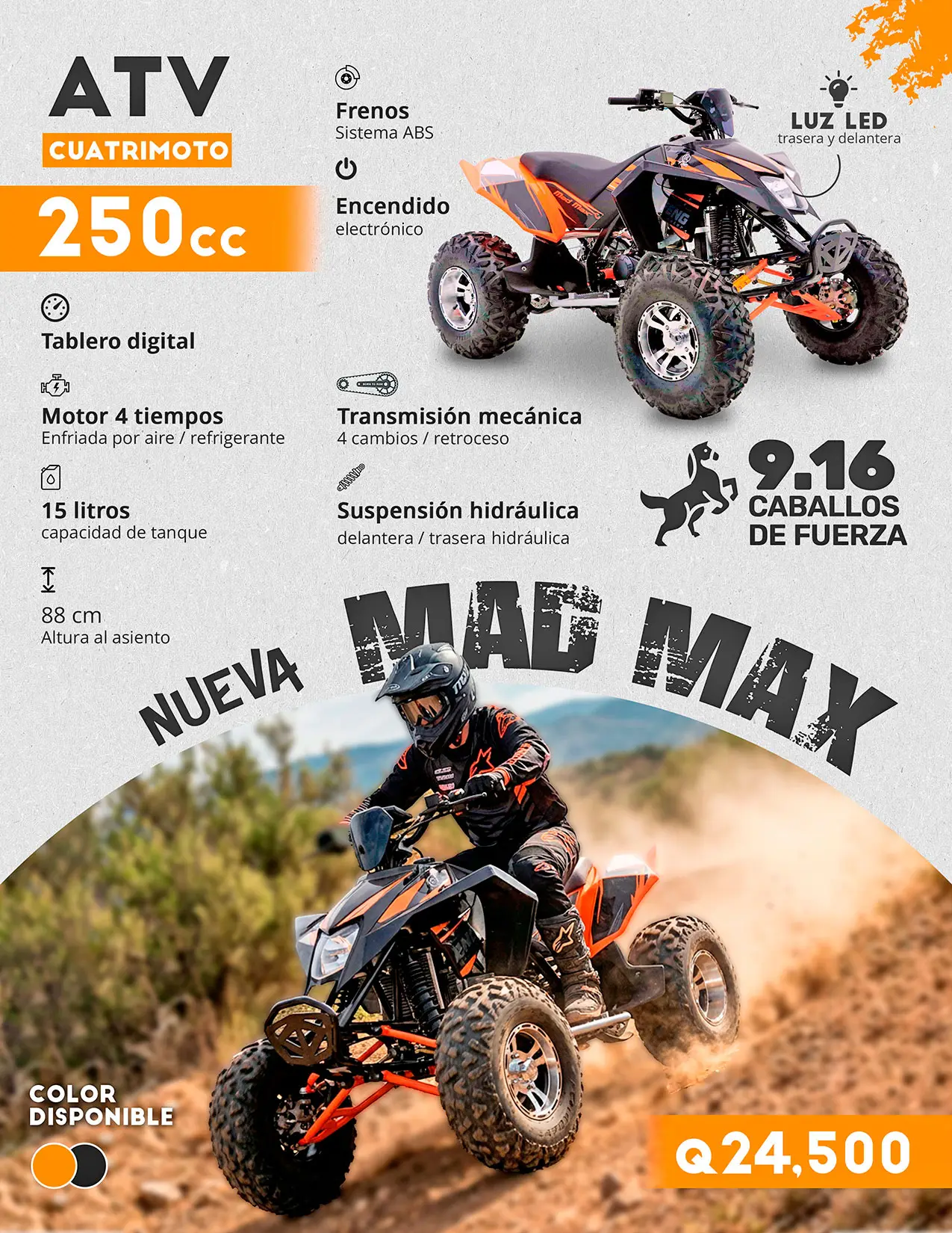 ATV Mad Max 250cc