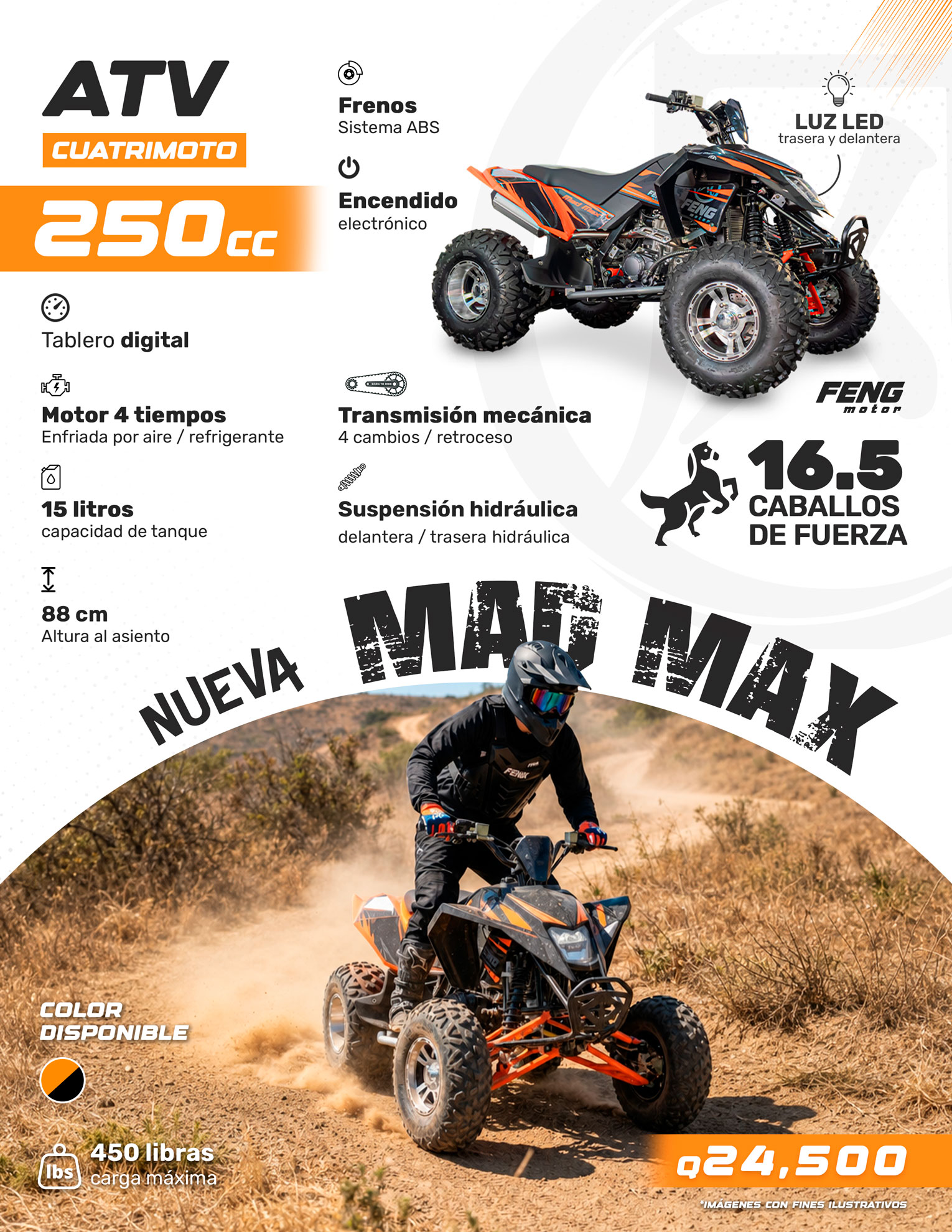 ATV Mad Max 250cc
